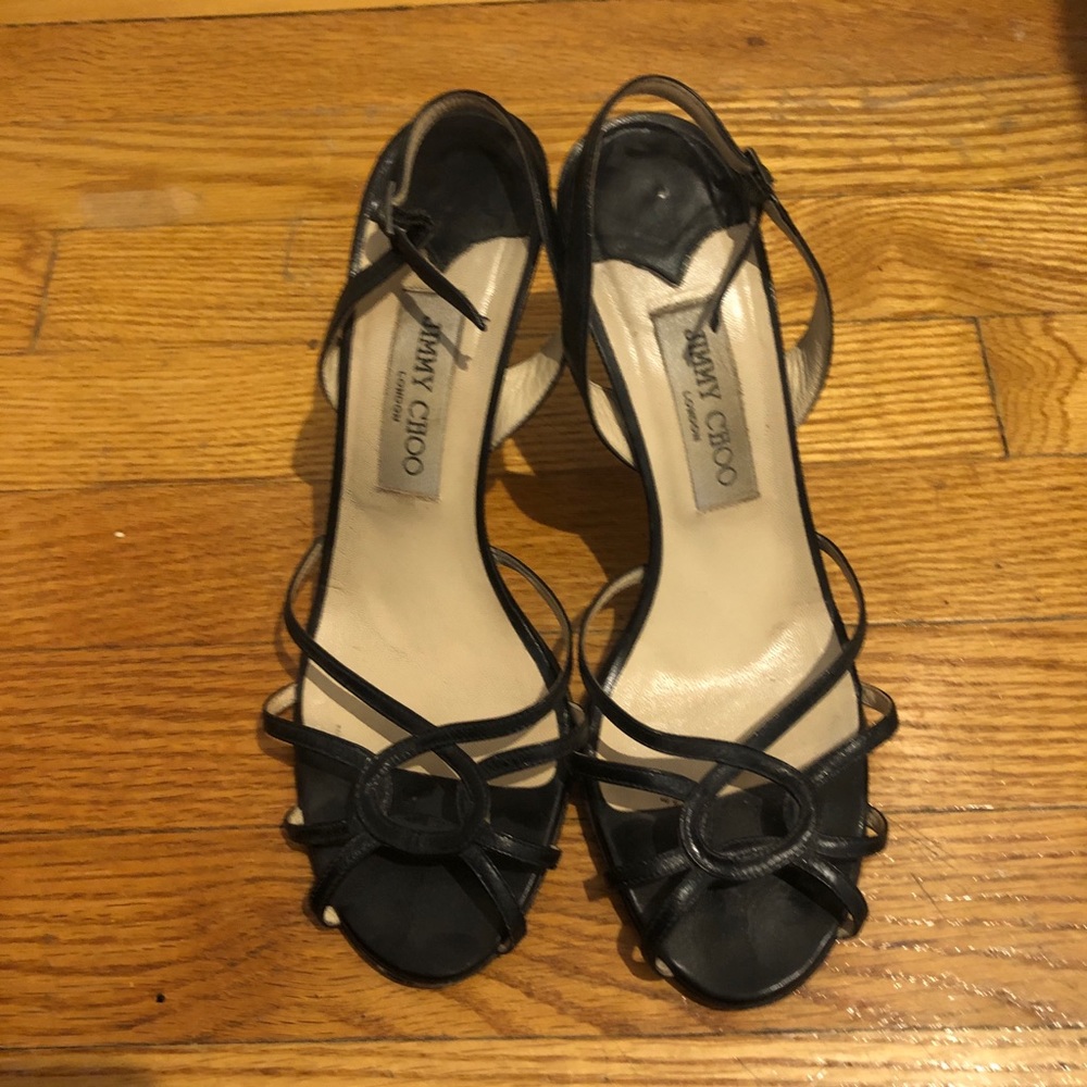 BLACK JIMMY CHOO HEELS